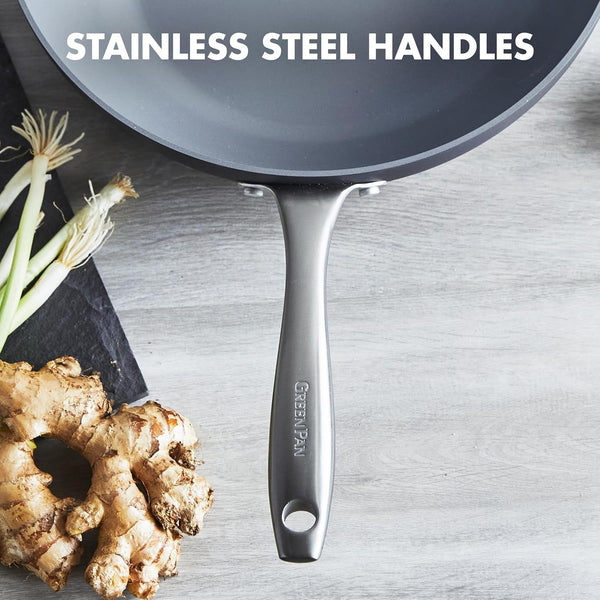 Lima Hard Anodized Healthy Ceramic Nonstick 12.5" Wok Pan with Helper Handle, Pfas-Free, Oven Safe, Gray4