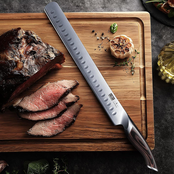 Carving Knife 12 Inch, Razor Sharp Japanese Brisket Slicing Knife5