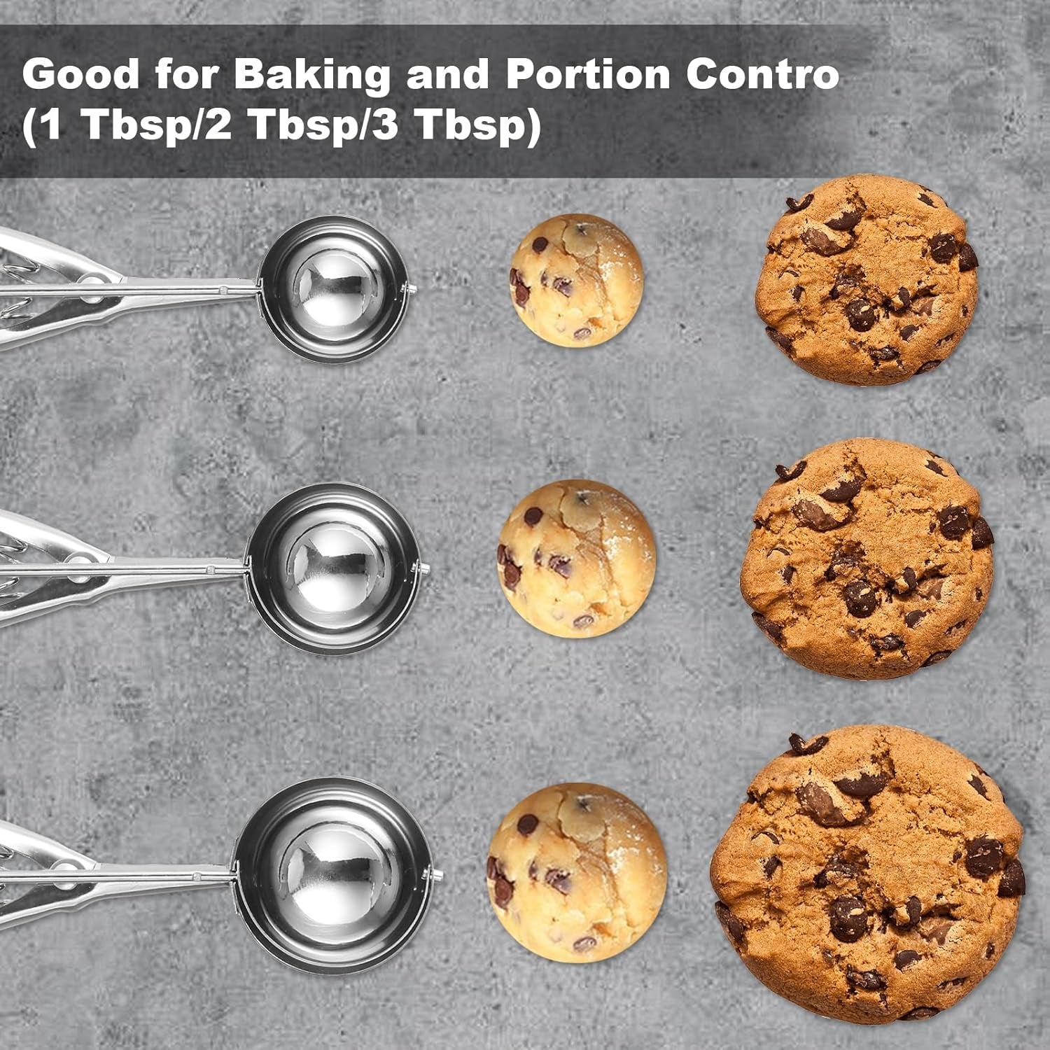 cookie-scoop-set-of-3-cookie-dough-scoops-for-baking-1-tbsp-2-tbsp-3-tbsp-stainless-steel-ice-cream-scooper-with-trigger-release-for-cupcake-ice-cream-muffin-meatball-melonball