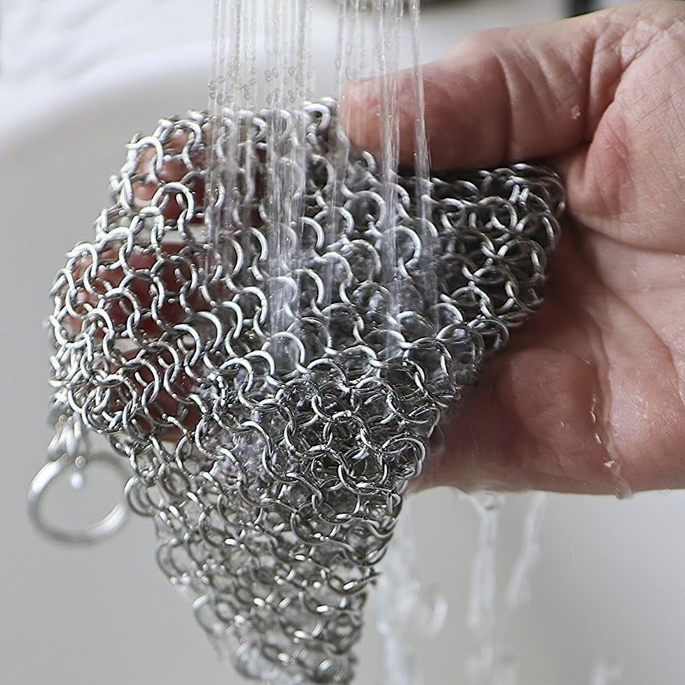 8x6-cast-iron-scrubber-stainless-steel-chainmail-cleaner-for-pre-seasoned-pans-griddles-bbq-grill-and-pot-cookware-cleaning