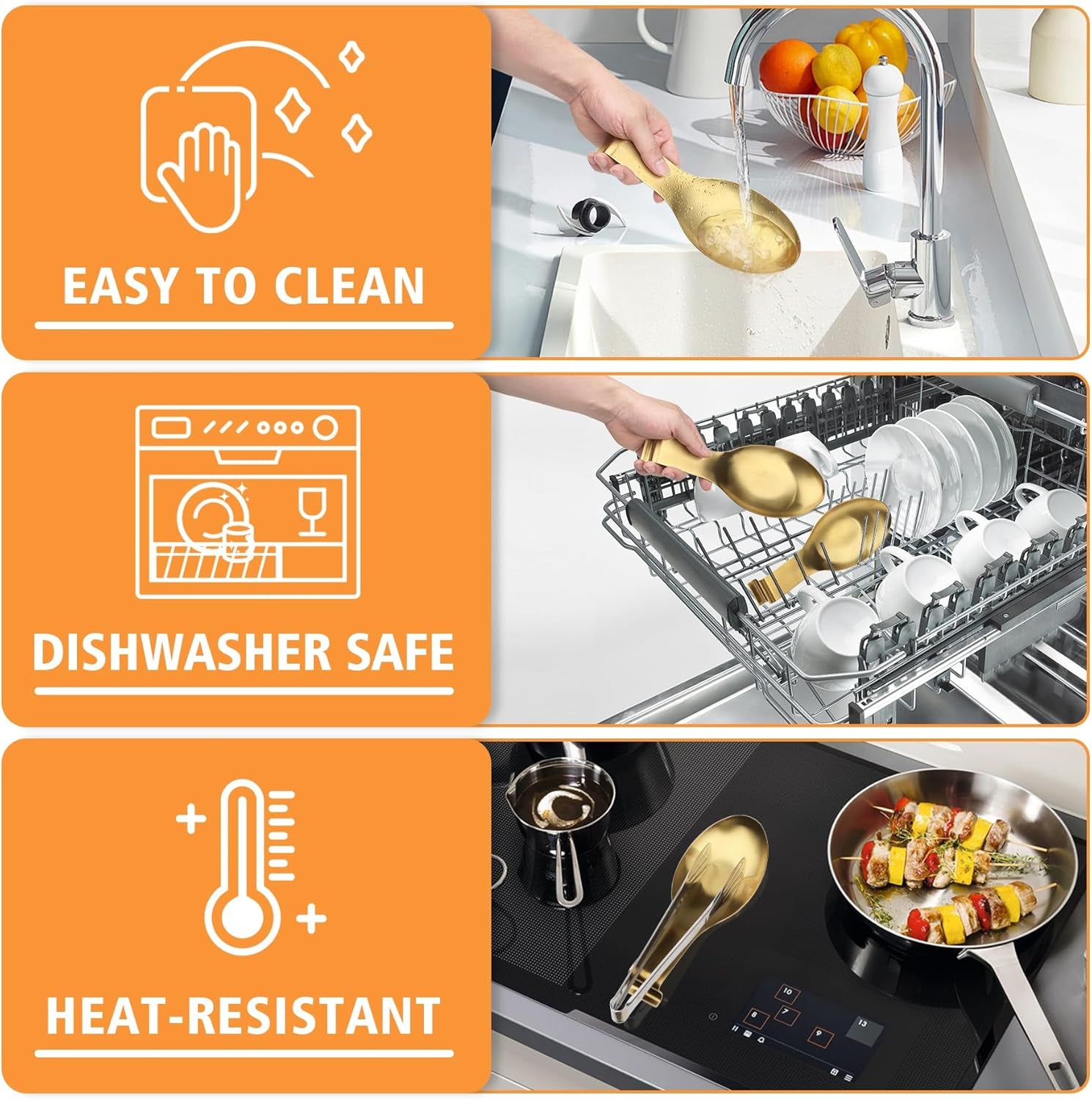 stainless-steel-spoon-rest-spatula-ladle-holder-stainless-steel-utensil-spoon-rest-holder-brushed-finish-dishwasher-safe-9-8-x-3-7-inch-gold-1pc
