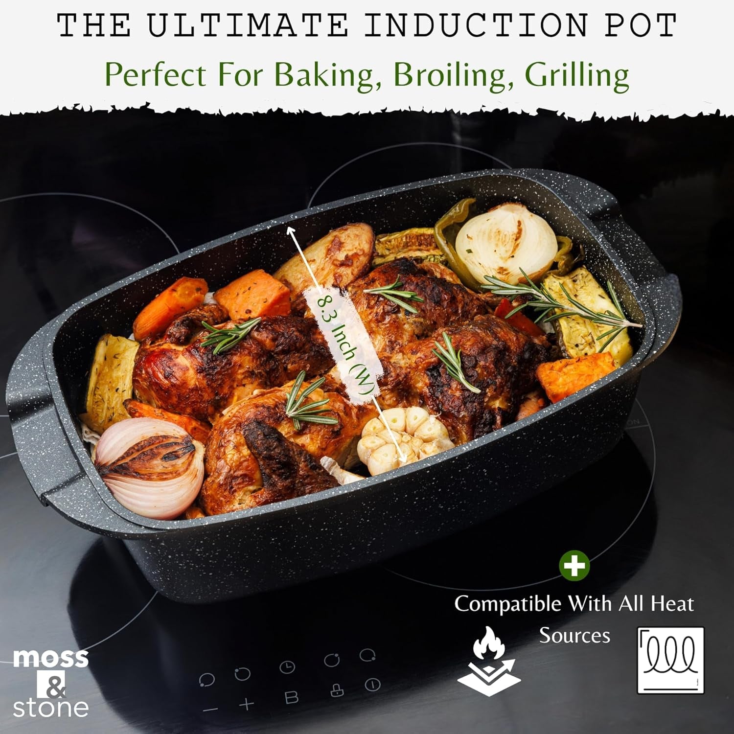 6-quart-oval-roaster-pot-with-lid-12x8-3-die-cast-aluminum-chicken-roaster-induction-gas-ceramic-cooktop-compatible-hard-anodized-nonstick-roasting-pan-with-lid-oven-safe