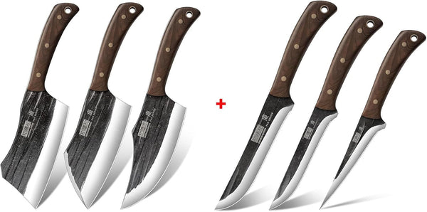 Butcher Knife of Fillet Knife & Dividing Knife & Paring Knives & Heavy Duty Butcher Bone Chopper Knives & Meat Cleaver Knives1