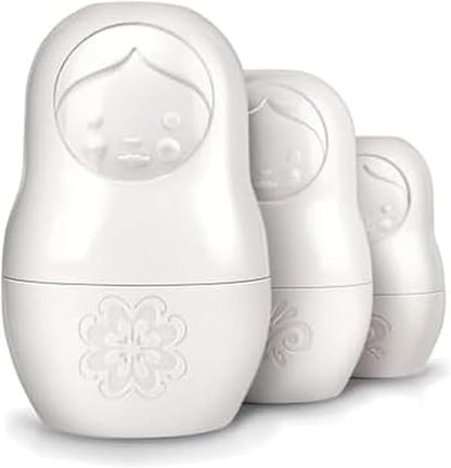 Genuine Fred M-CUPS Matryoshka Measuring Cups, Set of 6, Russian Doll Nesting Measuring Cups, White1