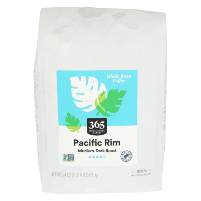 , Pacific Rim Whole Bean Coffee, Medium-Dark Roast, 24 Ounce1