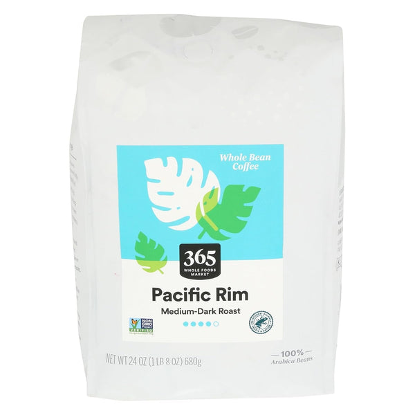 , Pacific Rim Whole Bean Coffee, Medium-Dark Roast, 24 Ounce1