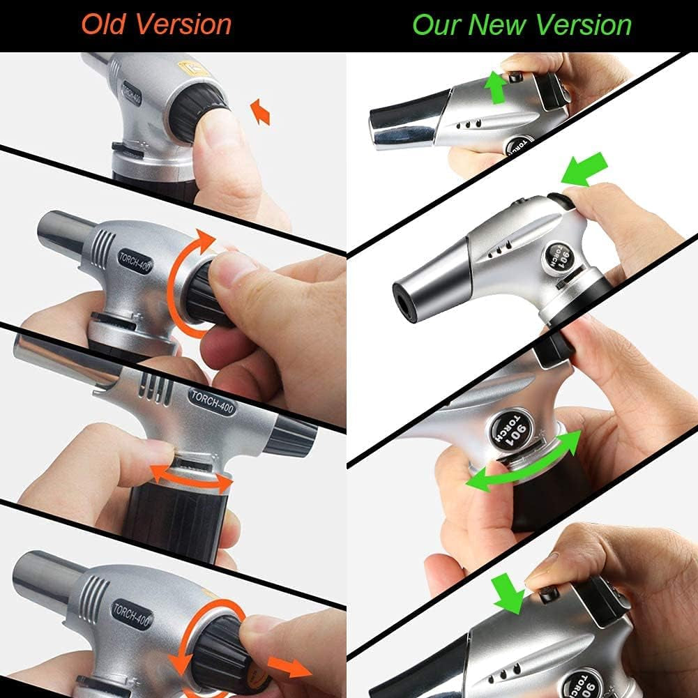 kitchen-butane-torch-safety-lock-adjustable-flame-for-baking-bbq-2500-f-adjustable-flame-one-button-piezo-ignition-refillable-butane-torch-for-creme-brulee-cooking-butane-not-included