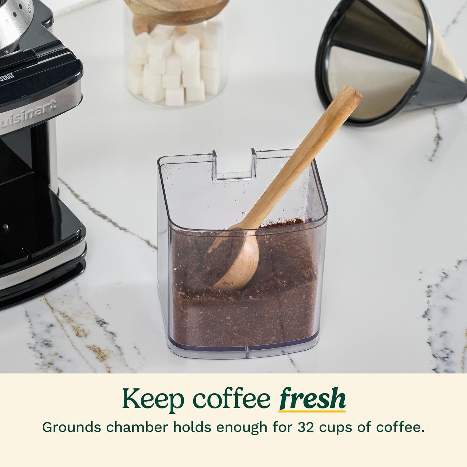 electric-burr-coffee-grinder-18-position-selector-4-18-cups-flat-burr-coffee-bean-grinder-with-18-options-fine-to-coarse-removeable-easy-to-clean-8-oz-bean-hopper-dbm-8p1