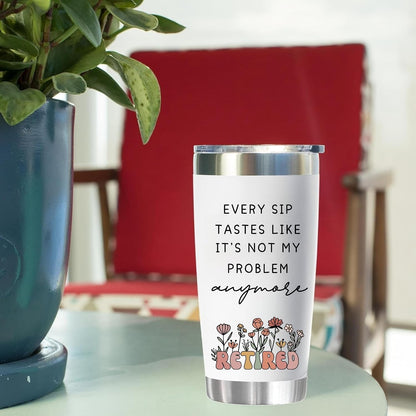 Retirement Gift for Woman Men 2026-20 Oz Tumbler | Coworker Leaving,Goodbye, Going Away, Farewell, Retired Gifts for Coworkers, Friends5