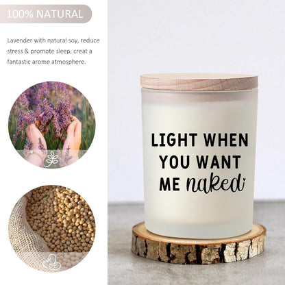 Gifts for Him Boyfriend Husband Men Couples Gift Ideas, Romantic Valentines Day Gift for Him, Naughty Boyfriend Birthday Gifts, Funny Anniversary Presents for Men Husband Couple, Christmas, Candles2