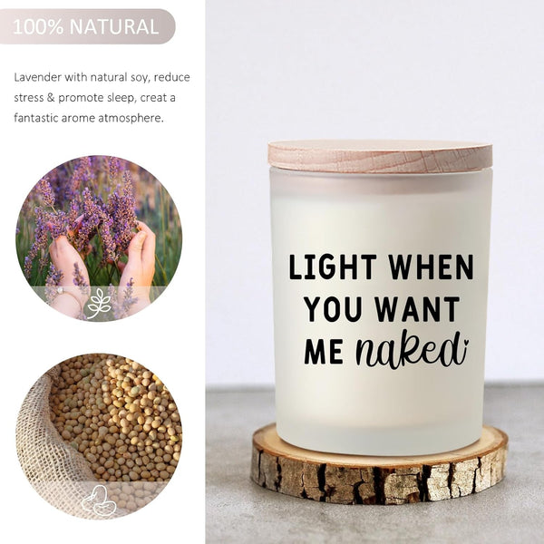Gifts for Him Boyfriend Husband Men Couples Gift Ideas, Romantic Valentines Day Gift for Him, Naughty Boyfriend Birthday Gifts, Funny Anniversary Presents for Men Husband Couple, Christmas, Candles2