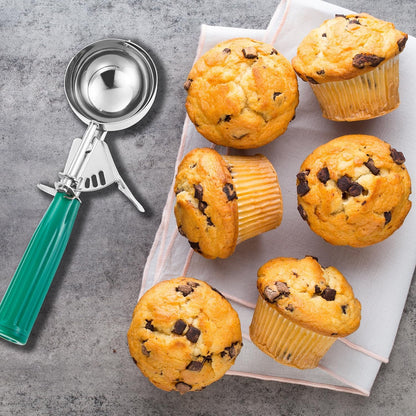 Cookie Scoop Set, Ice Cream Scoop Set, Cookie Scoops for Baking, Multiple Size Large-Medium-Small Size Disher, Professional 18/8 Stainless Steel Cupcake Scoop7