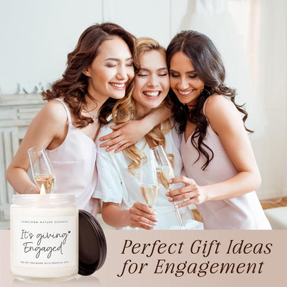 Engagement Gifts for Couples, 9Oz Lavender Scented Soy Wax Candle2