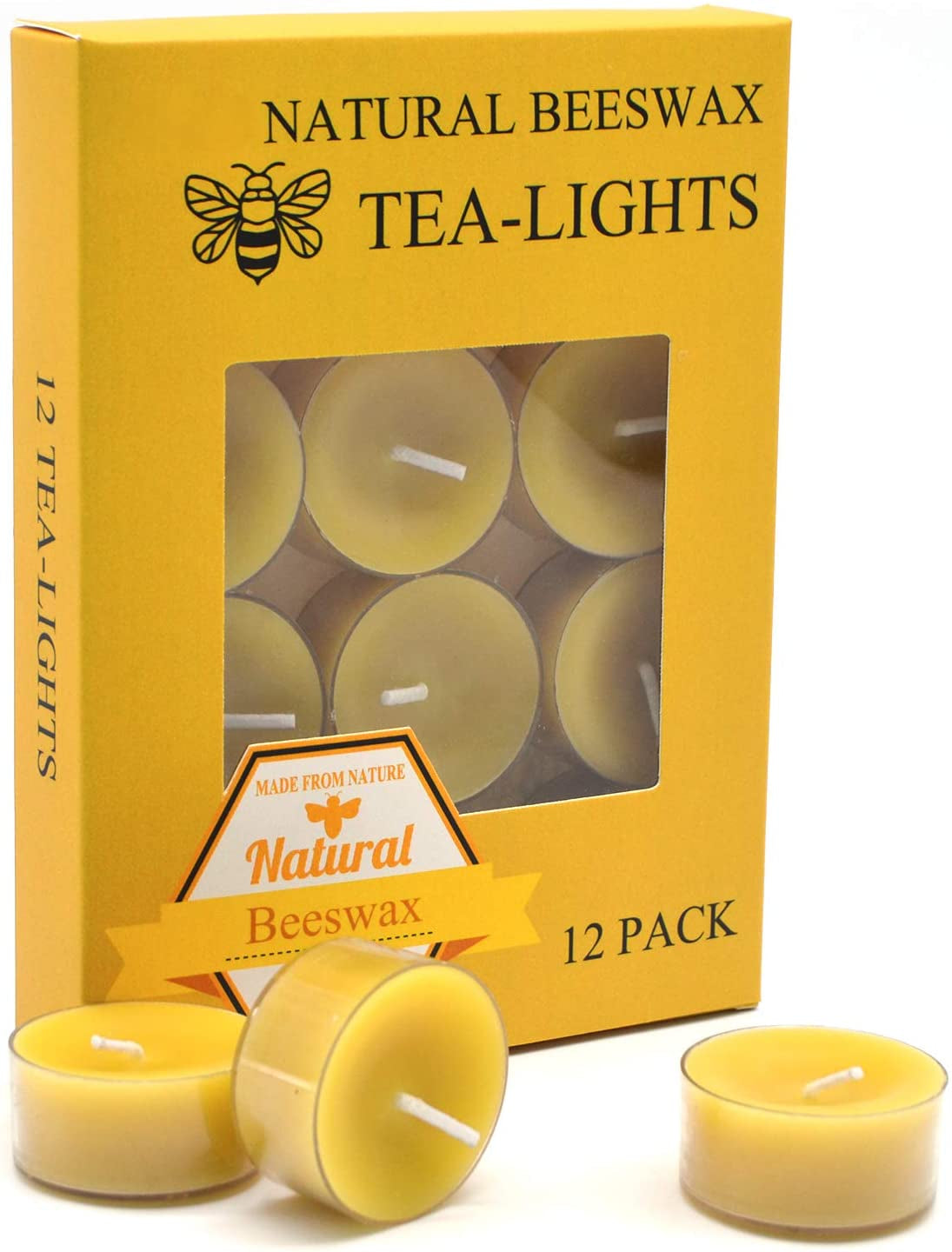 natural-yellow-beeswax-tealight-candles-12pcs-organic-candle-natural-scent-smokeless-clean-burning