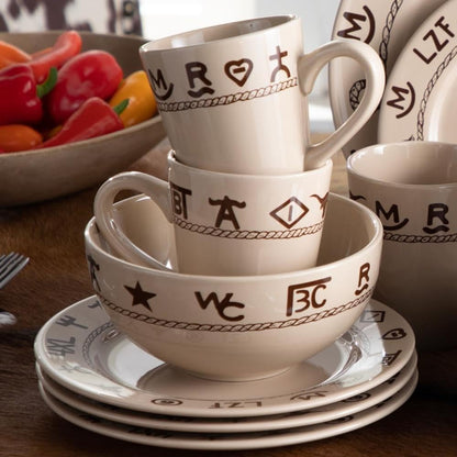 Branded 16 Piece Dinnerware Set4