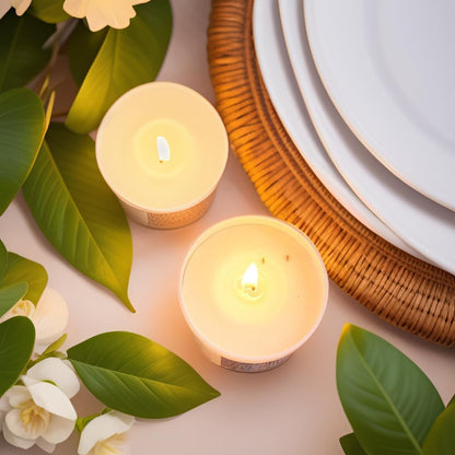 Premium Gardenia Scented Candle for Men & Women, Highly Scented, 7.1Oz|45 Hour Long Lasting, All Natural Soy Candles, Home Decor, White Glass Jar Candle with Gift Box6