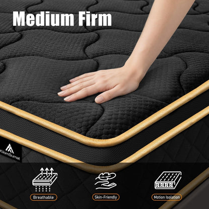 Twin Mattress 10 Inch Twin Size Mattresses in a Box Memory Foam Hybrid Twin Mattress Soft with Individual Pocket Spring for Motion Isolation, Edge Support, Medium Firm4