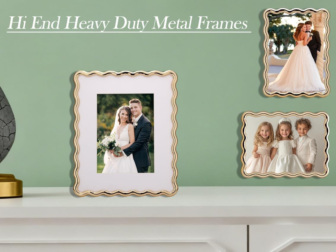 5x7-hi-end-zinc-alloy-gold-picture-frame-with-wave-design-modern-glamour-7x5-gold-picture-frames-for-desktop-and-wall-hanging