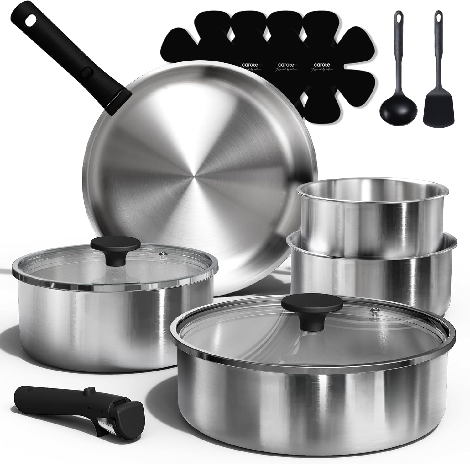 15pcs-tri-ply-stainless-steel-cookware-set-with-detachable-handle-pots-and-pans-set-even-heating-non-toxic-induction-compatible-dishwasher-oven-safe-space-saving-camping-cooking