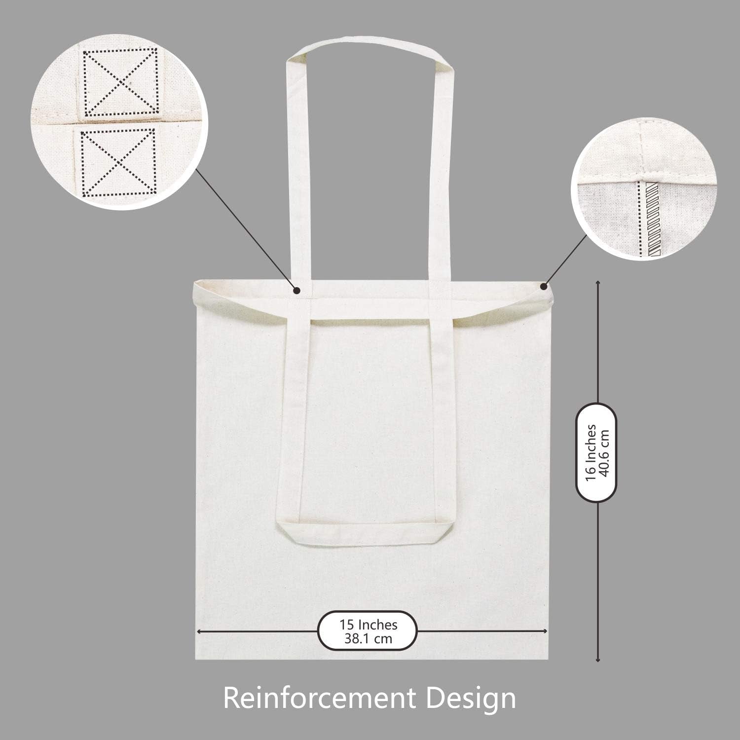 12-pack-economical-16x15-cotton-tote-bags-lightweight-medium-reusable-grocery-shopping-cloth-bags-suitable-for-diy-advertising-promotion-gift-activity