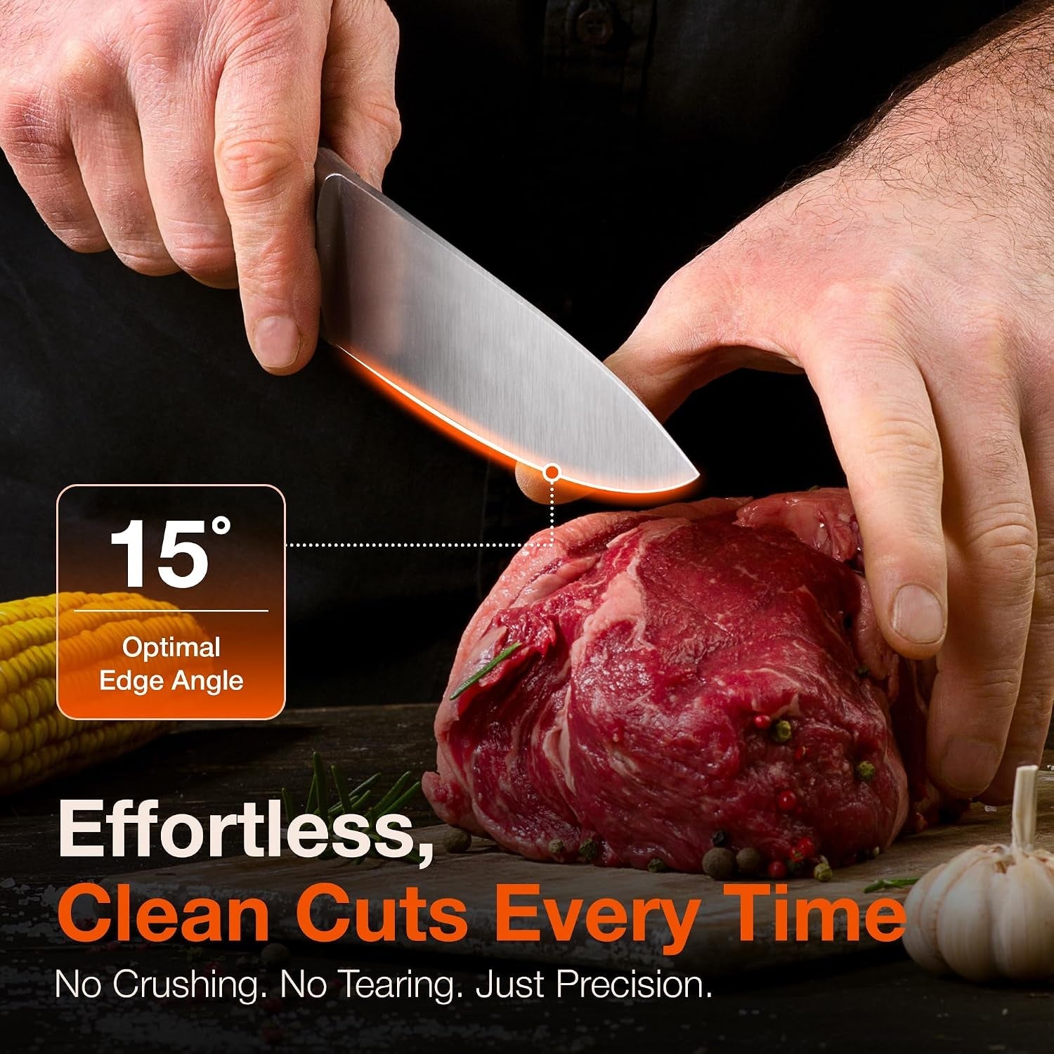 8-inch-chef-knife-full-tang-german-high-carbon-stainless-steel-g10-handle-with-three-rivet-multipurpose-kitchen-knife