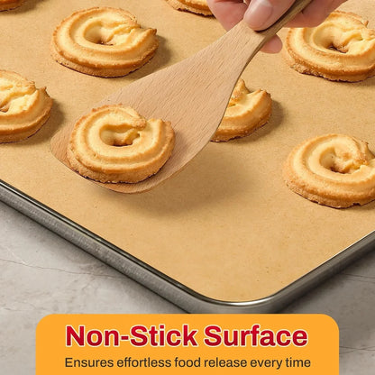 200Pcs 12X16 Inch Unbleached Parchment Paper Sheets for Baking, Pre-Cut, Non-Stick Parchment Paper for Baking, Cooking, Grilling, Air Fryer, Half Sheet Baking Sheets for Baking Cookies, Cooking, Oven7