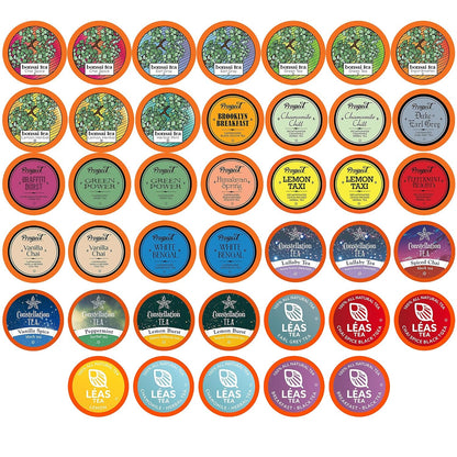 Two Rivers Assorted Tea Sampler Variety Pack for Keurig K-Cup Brewers, 40 Count1