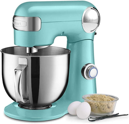 SM-50GR Precision Master 5.5-Quart 12-Speed Stand Mixer with Mixing Bowl, Chef'S Whisk, Flat Mixing Paddle, Dough Hook, and Splash Guard with Pour Spout, Dove Gray9