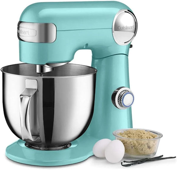 SM-50GR Precision Master 5.5-Quart 12-Speed Stand Mixer with Mixing Bowl, Chef'S Whisk, Flat Mixing Paddle, Dough Hook, and Splash Guard with Pour Spout, Dove Gray9