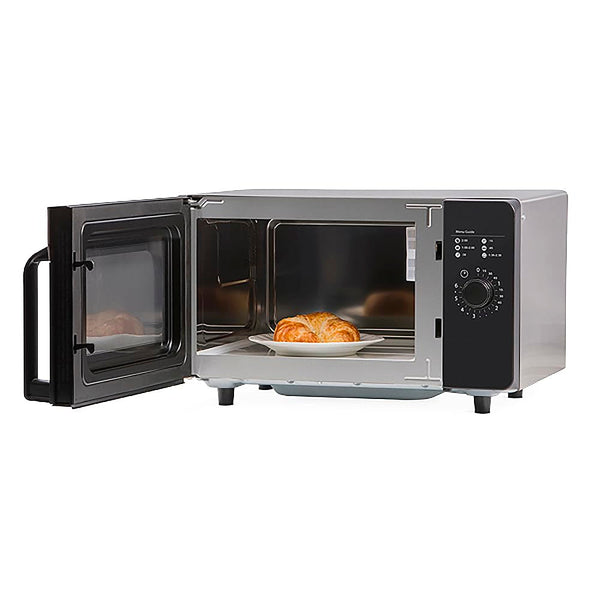 RMS10DSA 1000 Watt Heavy-Duty Countertop Commercial Microwave Oven with Dial Controls for Restaurant Buffet Catering Service | 0.8 Cu. Ft, 20"W X 16-1/2"D X 12-1/4"H, Stainless Steel, 120V, NSF2