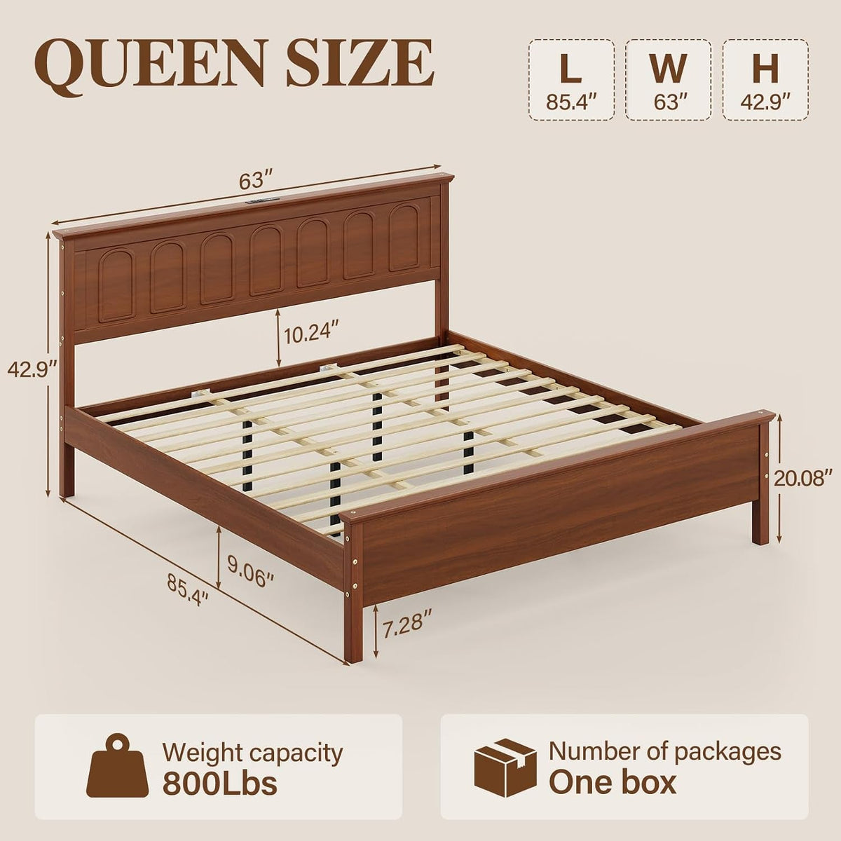 queen-size-bed-frame-with-headboard-wood-platform-bed