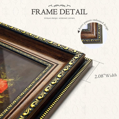 Vintage 24X36 Poster Frame HD Plastic Golden Brown3