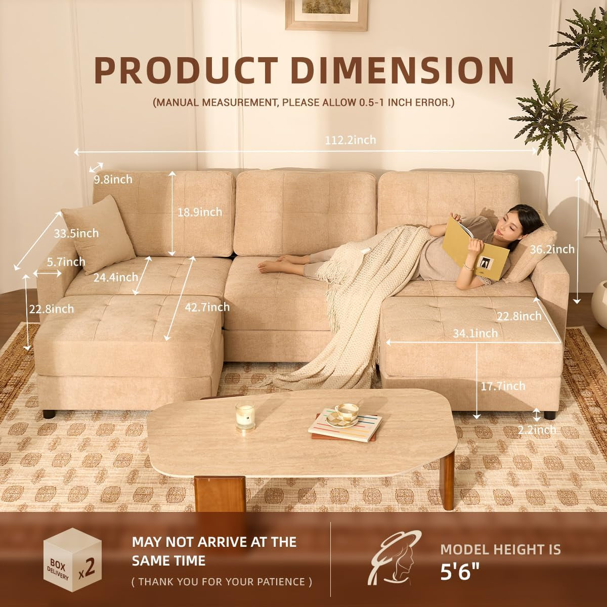 112-u-shaped-modular-cloud-sectional-couch-waffle-fabric-oatmeal-beige