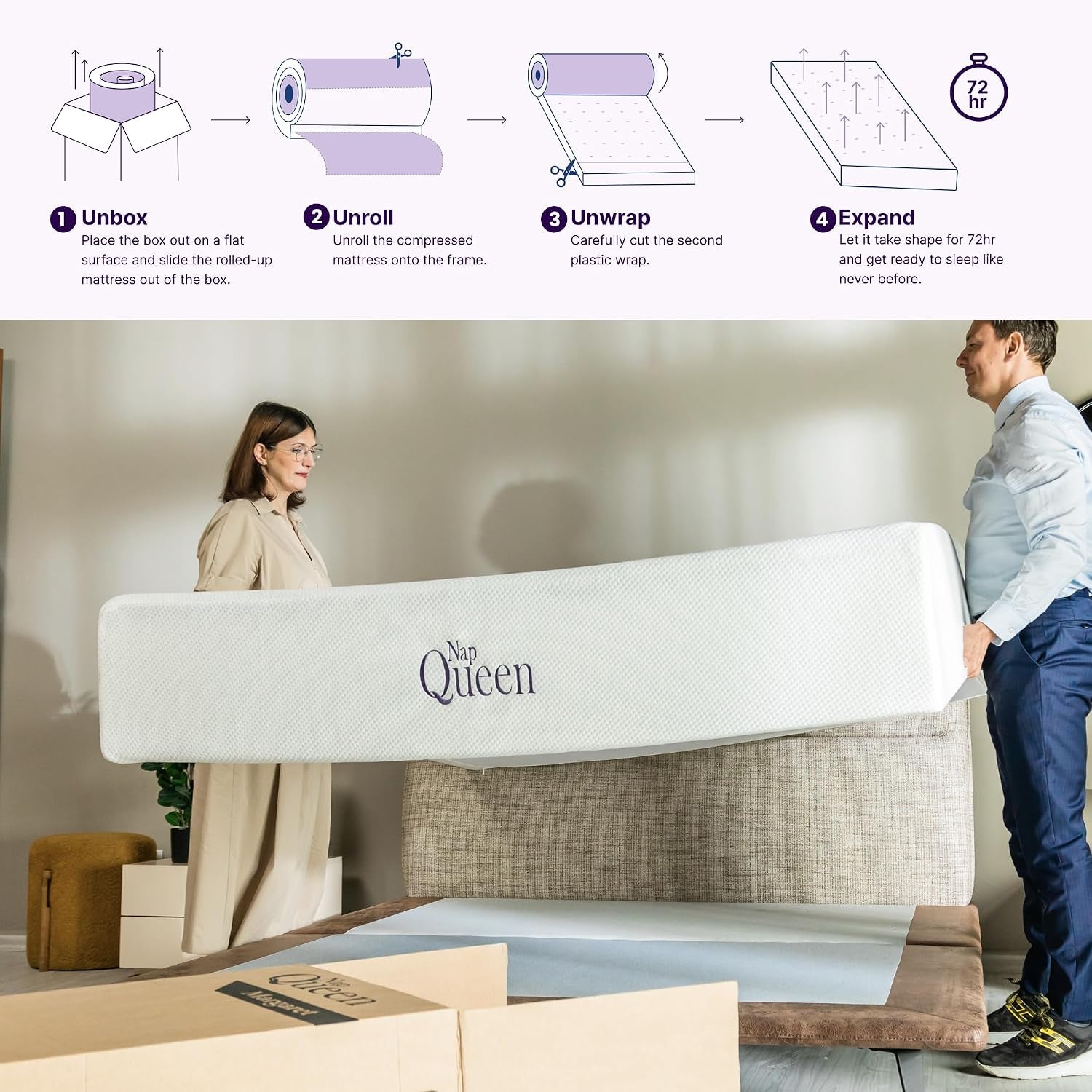 8-inch-queen-size-mattress-bamboo-charcoal-memory-foam-mattress-bed-in-a-box-white