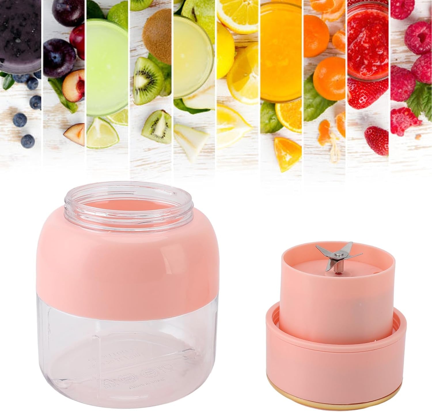 portable-blender-800ml-usb-rechargeable-smoothie-cup-bpa-free-food-grade-material-2000mah-battery-compact-11x16cm-detachable-for-easy-cleaning-includes-straw-and-usb-cable