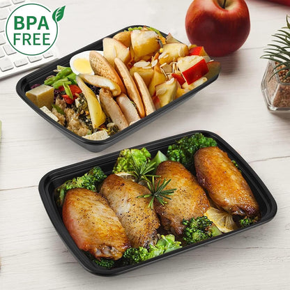 50-Pack Meal Prep Containers, Single Compartment with Lids, 26 OZ.7
