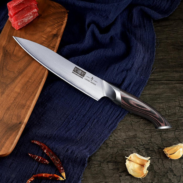 6 Inch Kitchen Knife, Ultra Sharp Japanese Kitchen Utility Knife6