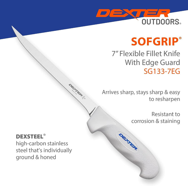 SOFGRIP 7" Flexible Fillet Knife with Edge Guard4