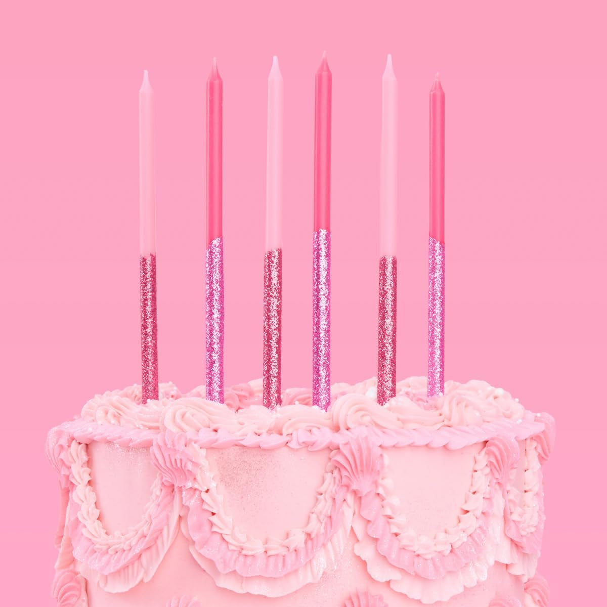 10pc-pink-glitter-cake-candles-sparkly-birthday-decorations