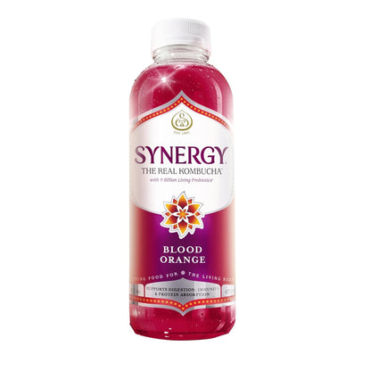 the Real Kombucha - Blood Orange - 16 Fl Oz Bottle - Raw Probiotic Drink for Gut Health and Immune Support1