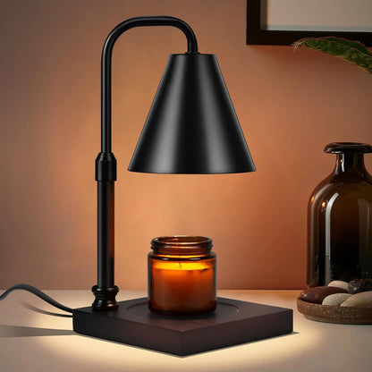 Candle Warmer Lamp with Dimmer, Adjustable Height Metal Candle Wax Warmer Warming Lamp 2/4/8H Timer for Scented Candles for Housewarming Bedroom Home Decor Mom Women Men Family1