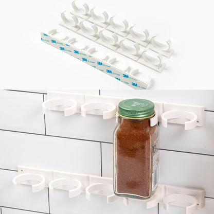 Spice Clip Grippers for Cabinet Doors, White, 15 Ct1