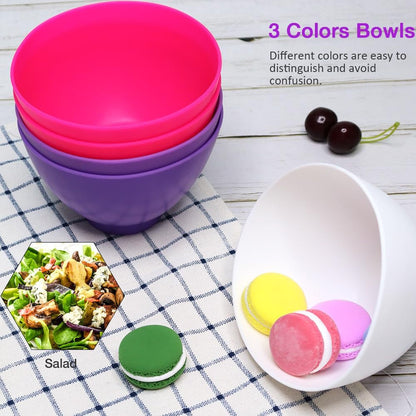 Silicone Mixing Bowl for Melting Chocolate, 6PCS7