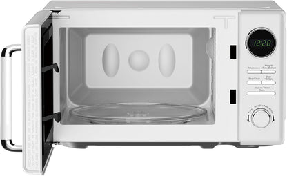 0.7 Cu. Ft. Retro Countertop Microwave in White2