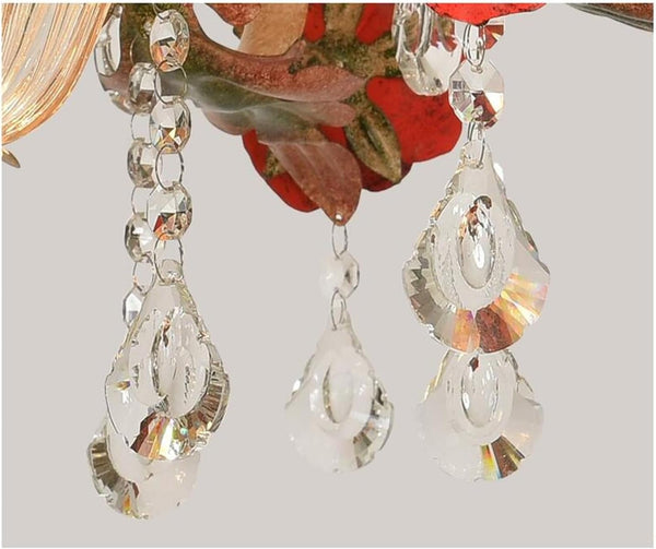 Floral Chandelier Lighting Lamp Hotel Cafe Art Deco Floral Chandelier Stairs Lamp Hang Lamp Home Decoration4