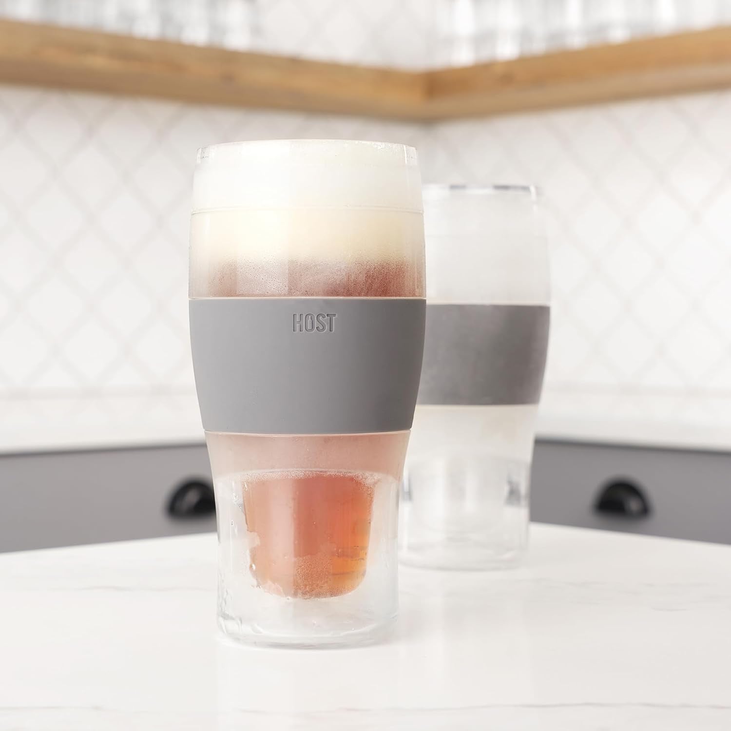 freeze-beer-glasses-freezable-beer-gifts-for-men-double-wall-insulated-pint-set-tumbler-for-cold-drinks-16-set-of-2-gray