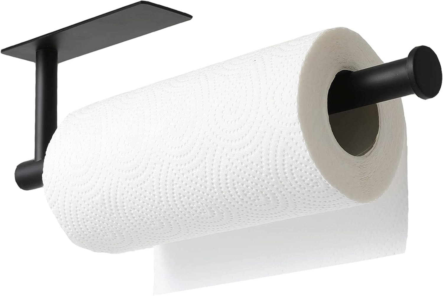 under-cabinet-paper-towel-holder-for-kitchen-adhesive-black