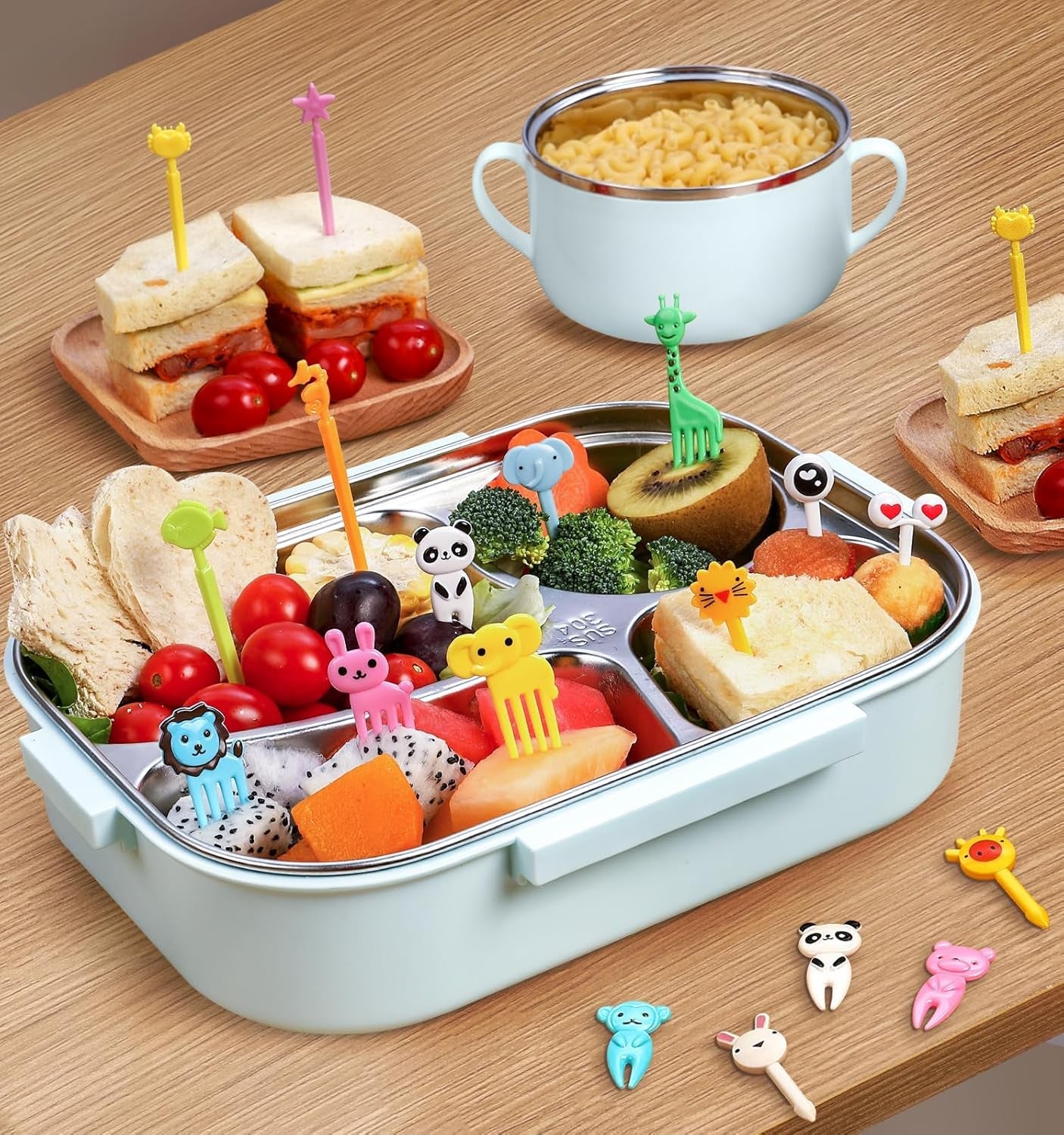150pcs-animal-food-picks-for-kids-cute-cartoon-bento-lunch-box-accessories-fun-kids-food-picks-reusable-fruit-toothpicks-kids-lunchbox-accessories-decorations-for-toddlers-boys-girls-bpa-free
