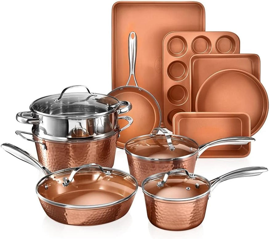 hammered-15pc-pots-and-pans-set-non-stick-ceramic-cookware-set-full-bakeware-set-and-steamer-included-induction-compatible-non-toxic-pfoa-pfos-ptfe-free-oven-and-dishwasher-safe-copper