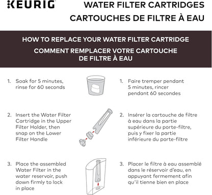 Water Filter Refill Cartridges, Replacement Water Filter Cartridges, Compatible with 2.0 K-Cup Pod Coffee Makers, 6 Count | Compatible with 2.0 K-Cup Pod Coffee Makers, 6 Count5